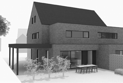 EWL woningbouw - project essen - nieuwbouw - eenheidsarchitectuur