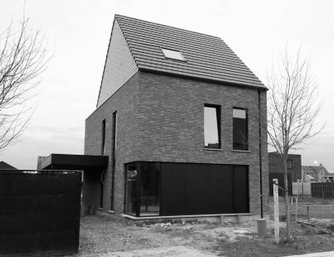 EWL woningbouw - project wuustwezel - nieuwbouw - te koop - aannemer - gevelbekleding aluminium
